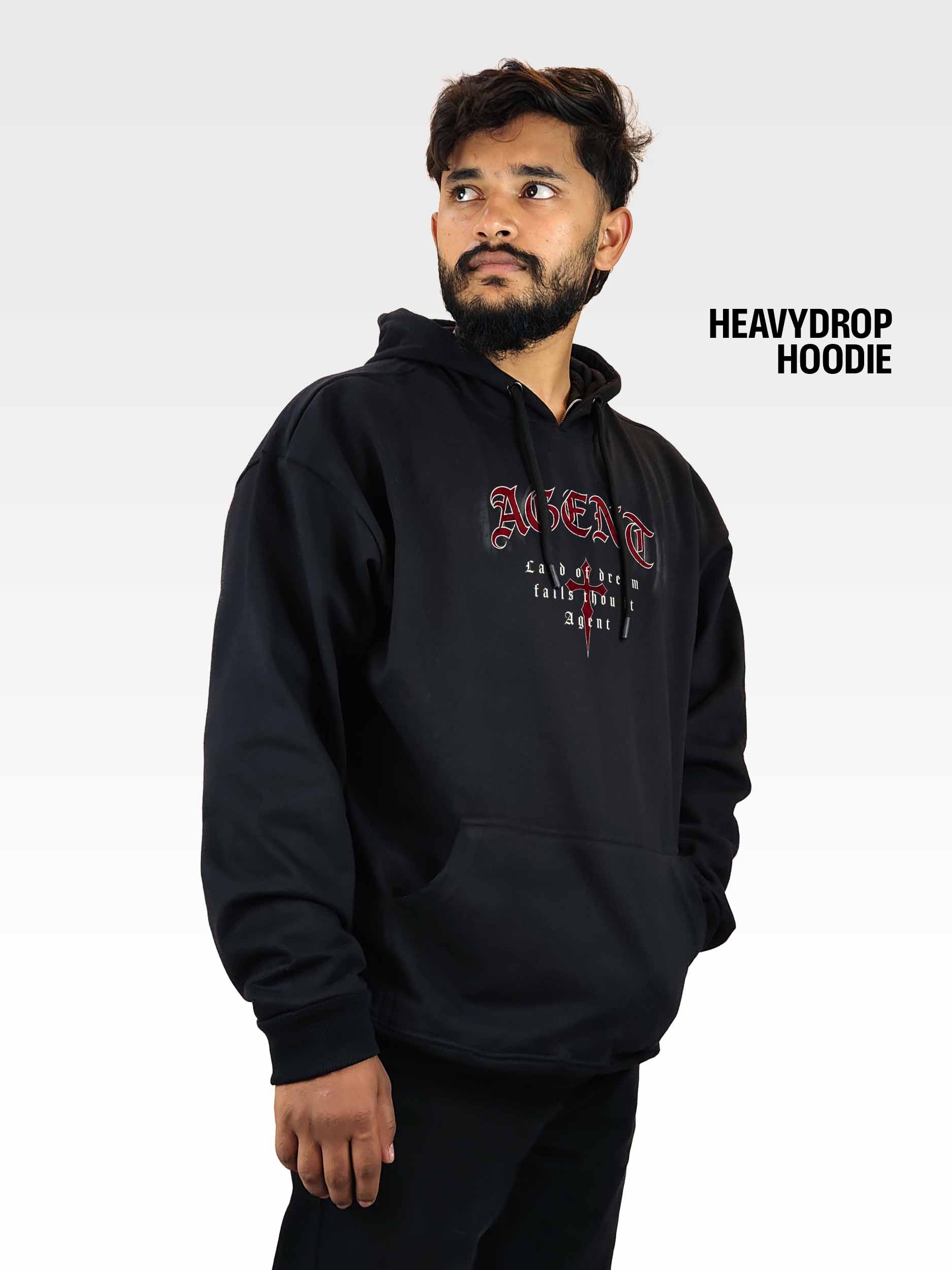 AGENT Heavydrop Black Hoodie