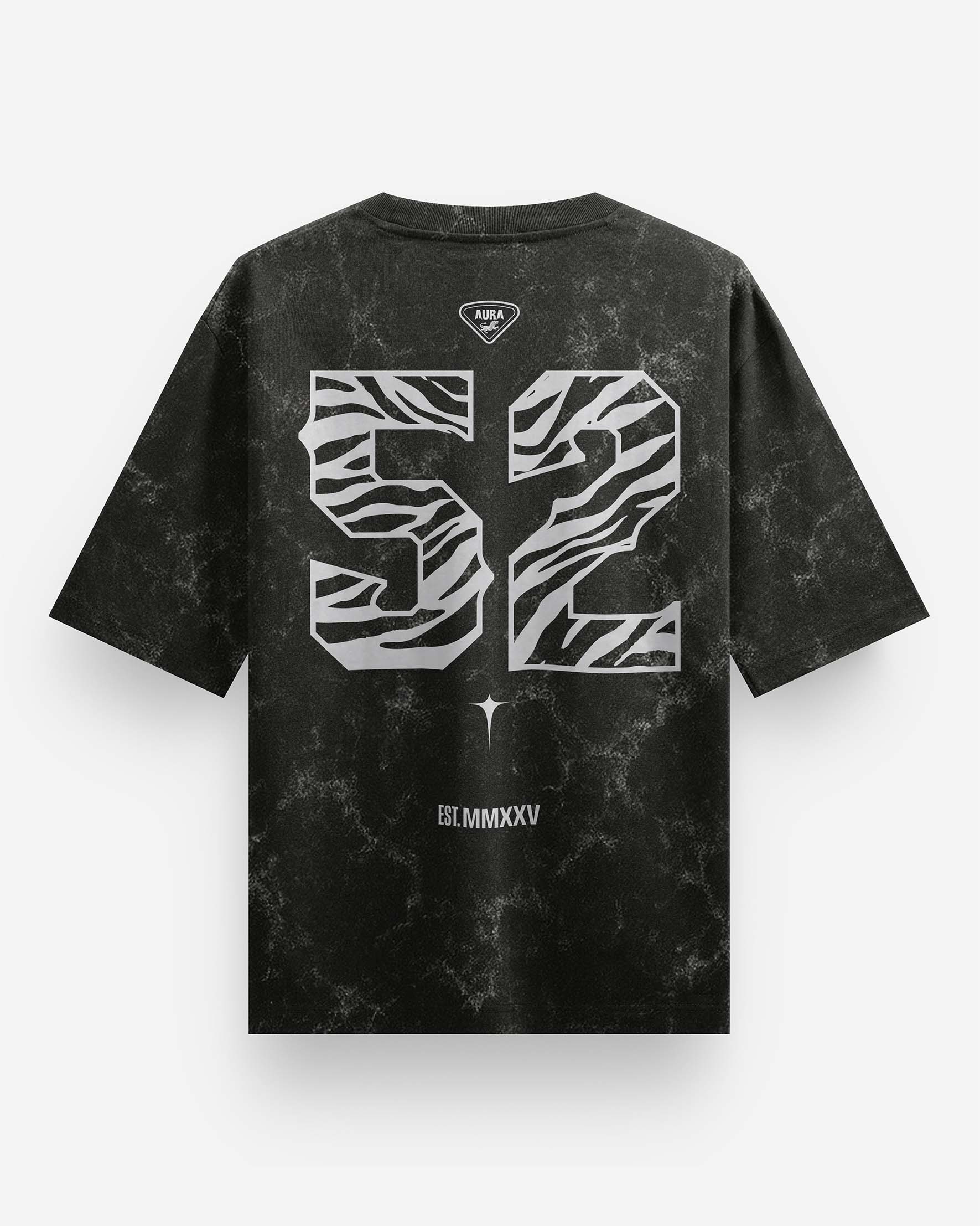AURA 52 Acid Wash Oversized T-Shirt