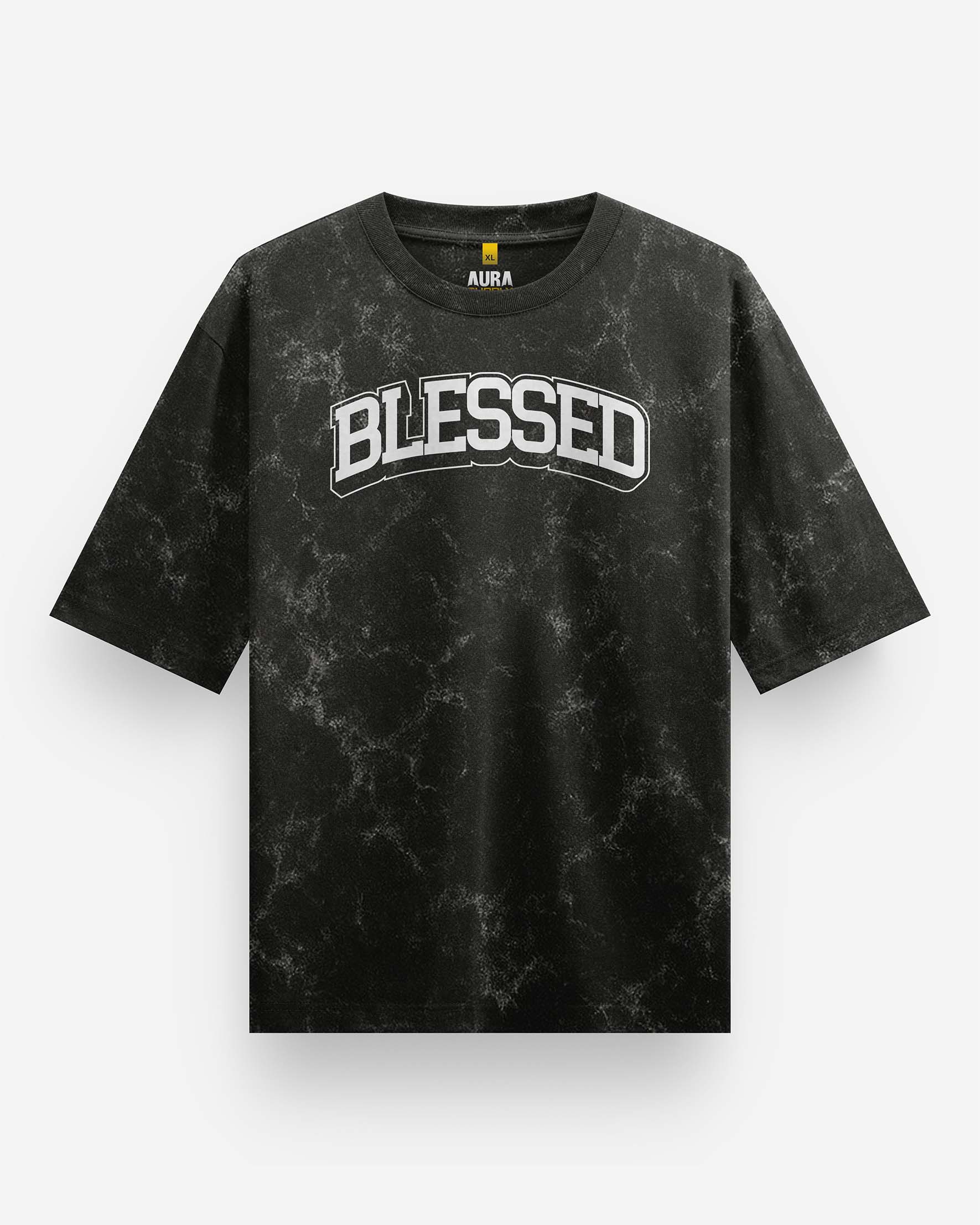 BLESSED Acid Wash Oversized T-Shirt