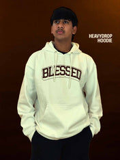 BLESSED Heavydrop Off-White Hoodie