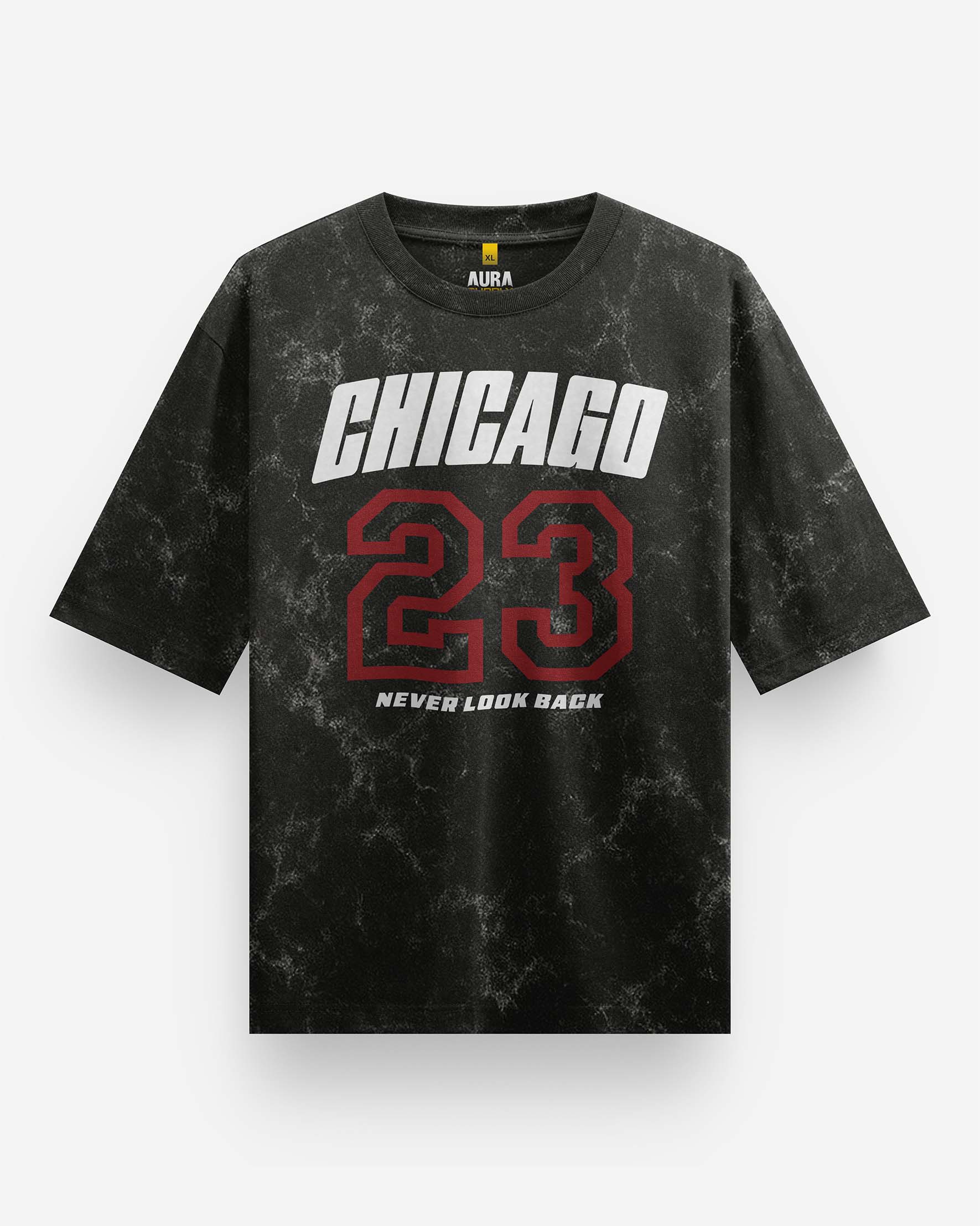 Chicago 23 Acid Wash Oversized T-Shirt