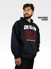Chicago 23 Heavydrop Black Hoodie