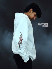 Cross 1 Heavydrop White Hoodie