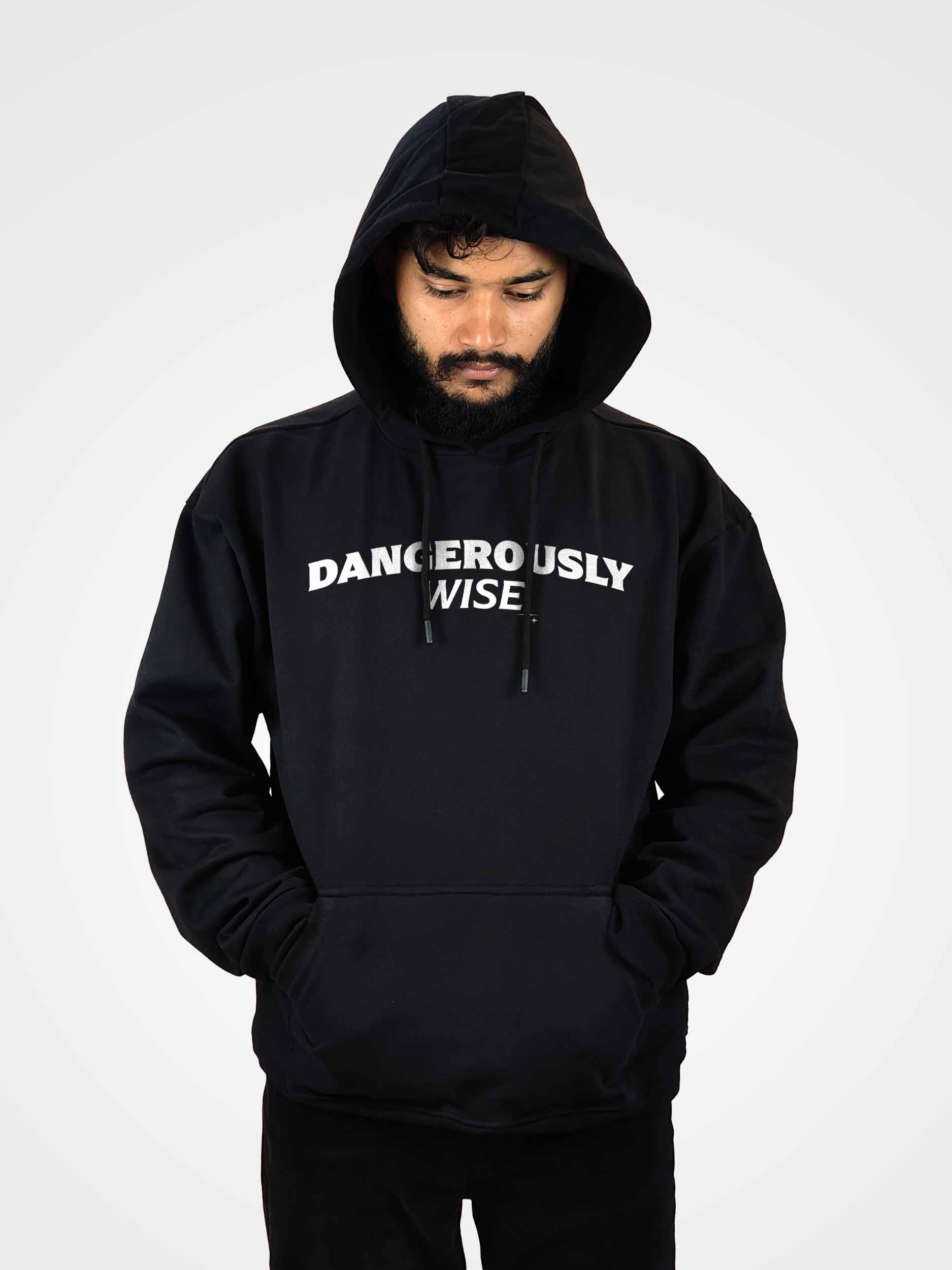 Dangerously Wise Heavydrop Black Hoodie