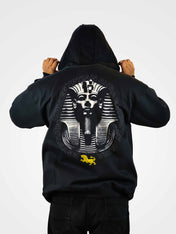 EGYPTIAN AURA Heavydrop Black Hoodie