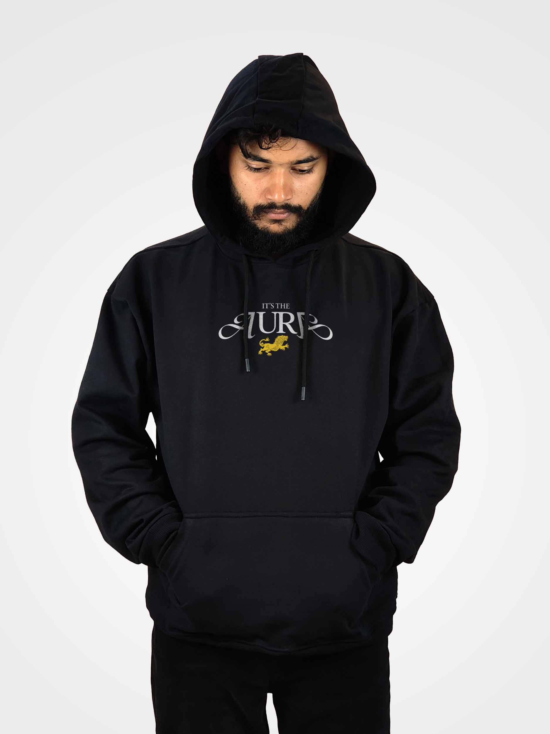 EGYPTIAN AURA Heavydrop Black Hoodie