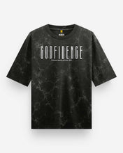 GODFIDENCE Acid Wash Oversized T-Shirt
