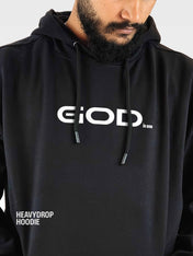 GOD is One Heavydrop Black Black Hoodie