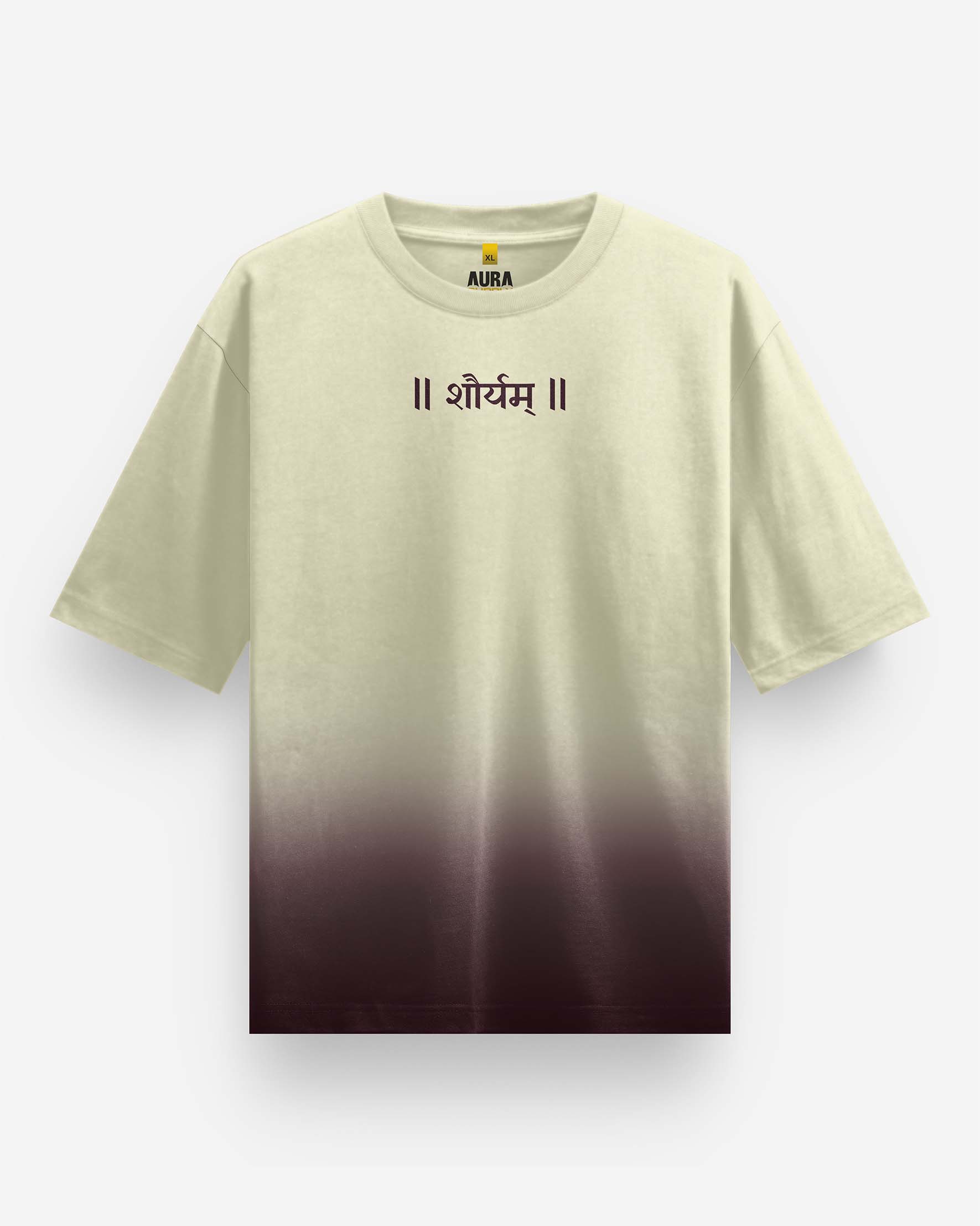 Lion of SANATAN - OFF WHITE Oversized T-Shirt