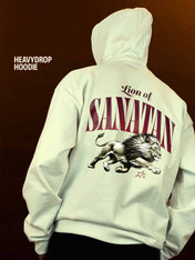 Lion of SANATAN Heavydrop Hoodie