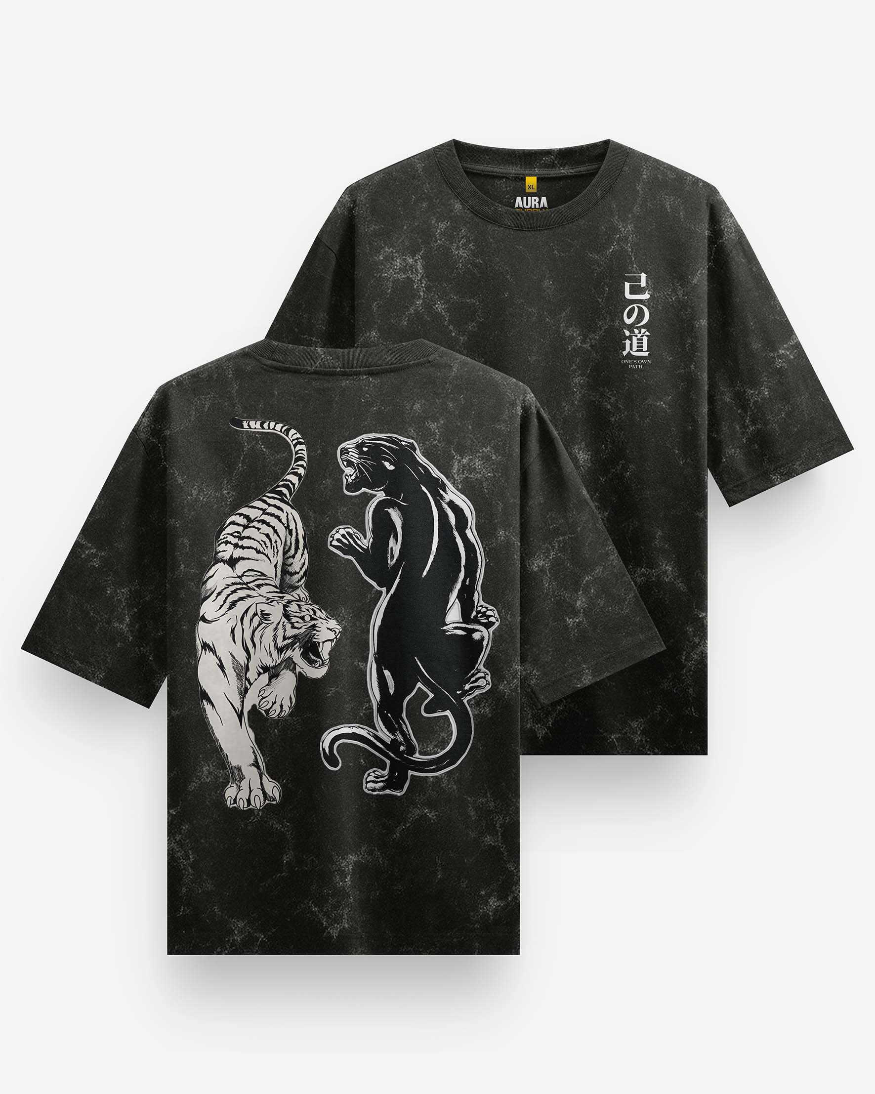 Ones Own Path Acid Wash Oversized T-Shirt