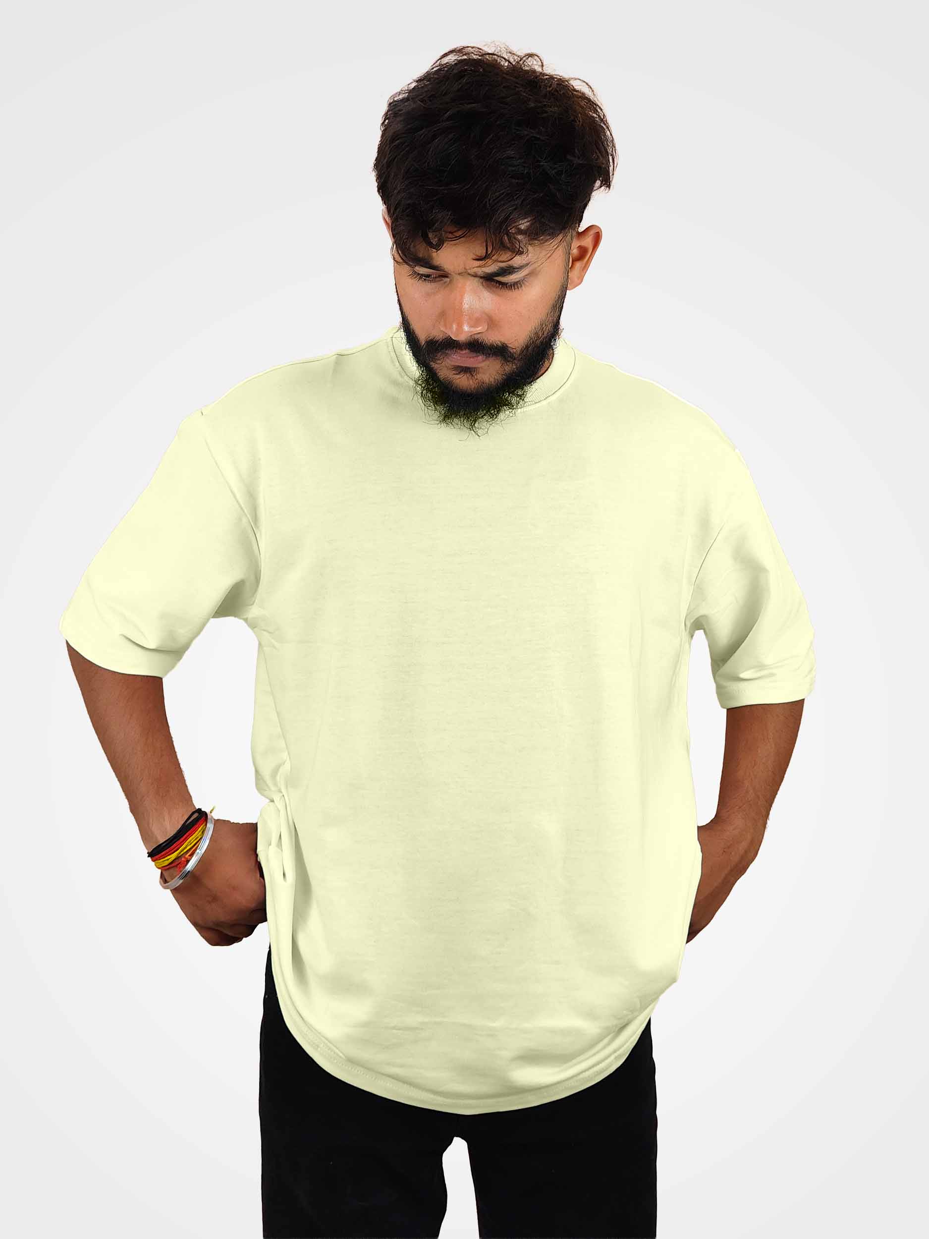 Plain Off White Oversized T-Shirt