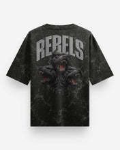 REBELS ACID WASH Oversized T-Shirt