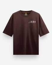 REBELS Brown Oversized T-Shirt