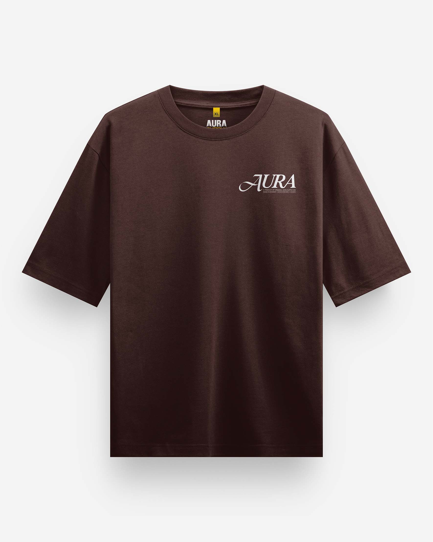 REBELS Brown Oversized T-Shirt