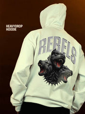 REBELS Heavydrop White Hoodie