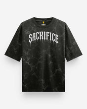 SACRIFICE Acid Wash Oversized T-Shirt