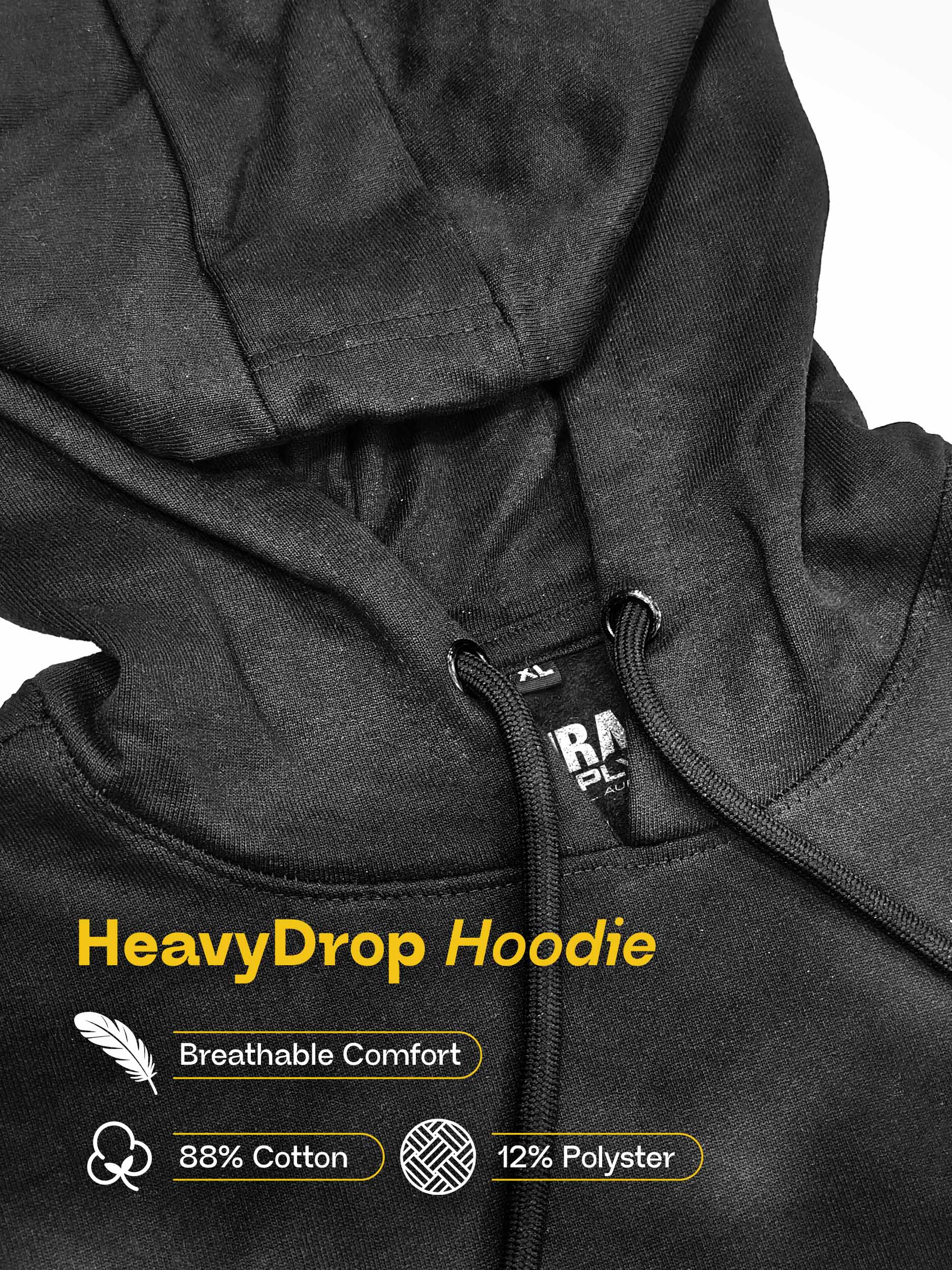CREATE Heavydrop Black Hoodie
