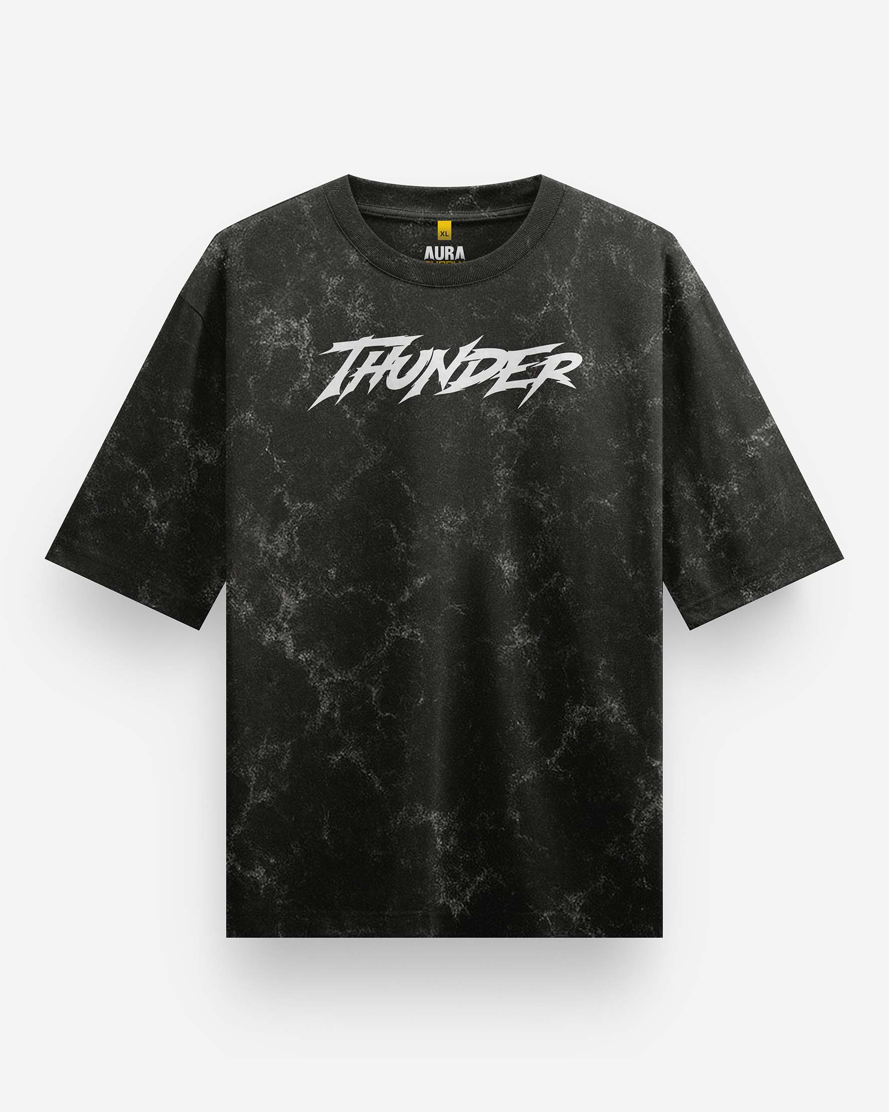 Thunder Acid Wash Oversized T-Shirt