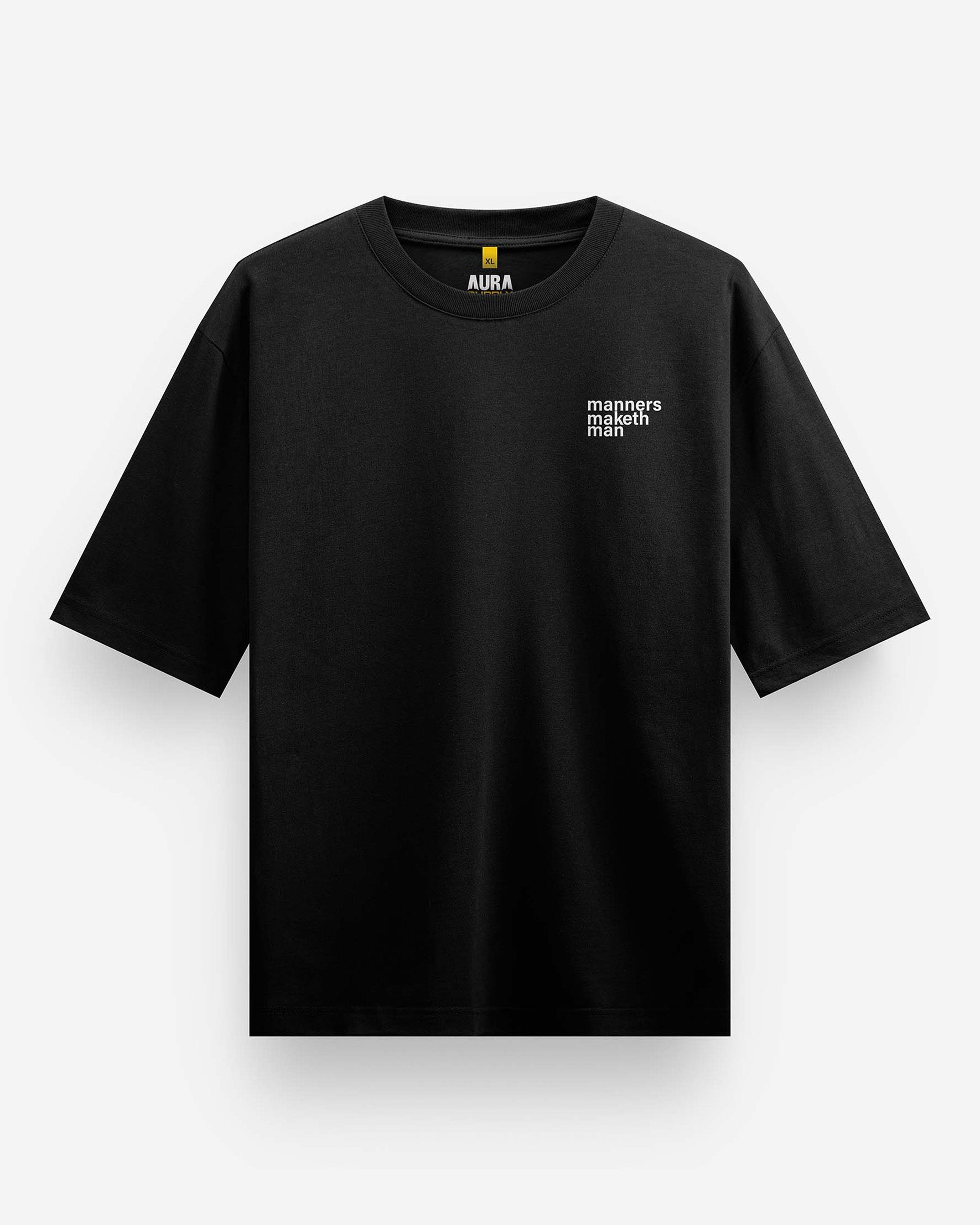 Manners Maketh Man Oversized T-Shirt